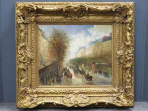 PENCKE F.G,PARISIAN STREET SCENE,William J. Jenack US 2015-07-19