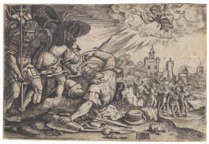 PENCZ Georg 1500-1550,Die Bekehrung des Paulus,Palais Dorotheum AT 2015-04-02