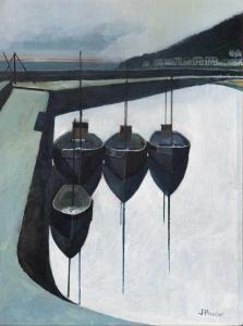 PENDER Jack 1918-1998,Morning Harbour (Mousehole),David Lay GB 2024-02-29