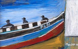 PENDER Jack 1918-1998,The Longboat '95,1995,David Lay GB 2024-04-11