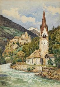 PENDL Erwin 1875-1945,View of Taufers,im Kinsky Auktionshaus AT 2017-04-26