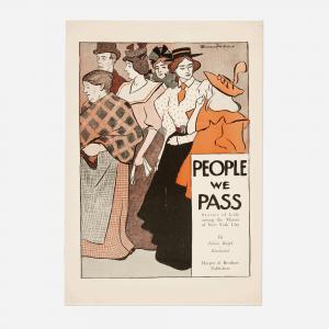 PENFIELD Edward 1866-1925,People We Pass,1896,Rago Arts and Auction Center US 2023-08-17