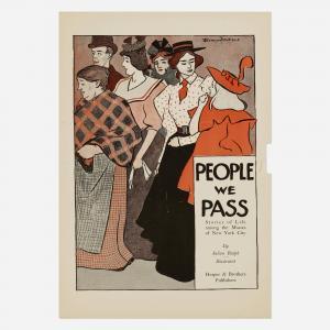 PENFIELD Edward 1866-1925,People We Pass,1896,Toomey & Co. Auctioneers US 2023-11-16
