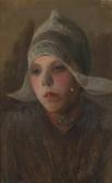 PENFOLD Frank Crawford 1849-1920,Portrait of a young Dutch girl,John Moran Auctioneers US 2014-03-25