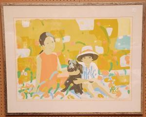 PENG Jen 1928,"Mother Daughter & Dog",Hood Bill & Sons US 2014-12-02