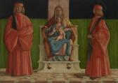 Pennacchi Pier Maria,The Madonna and Child with Saint Anne enthroned fl,Christie's 2022-06-09