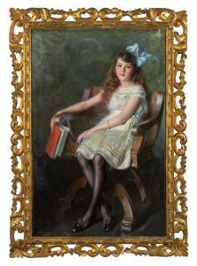 PENNASILICO Giuseppe 1861-1940,Ritratto di bambina con libro,Boetto IT 2023-06-20