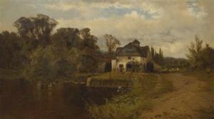 PENNELL Harry 1879-1934,Die Mapledurham Watermill in Oxfordshire,Palais Dorotheum AT 2022-05-03