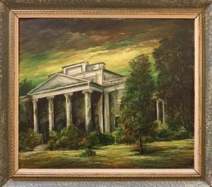 PENNELL Nolan 1894-1972,HOUSE WITH COLUMNS,Apple Tree Auction Center US 2019-11-21