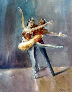 PENNEY Frederick Doyle 1900-1988,Ballet Dancers,Westbridge CA 2017-06-11