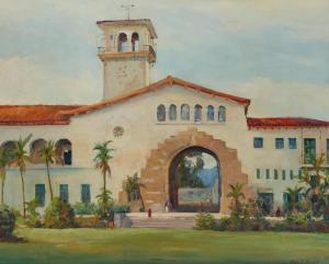 PENNEY Frederick Doyle 1900-1988,Santa Barbara Courthouse,Bonhams GB 2023-11-30
