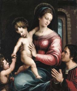 PENNI Luca 1500-1556,The Virgin and Child with the Infant Saint John th,Christie's GB 2005-07-08