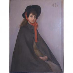 PENNINGTON Harper,Portrait of a Young Woman in a Cloak and a Bonnet ,William Doyle 2010-04-13