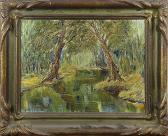 PENROD Viola 1900-1900,Reflections in a Stream,1925,Clars Auction Gallery US 2015-06-27