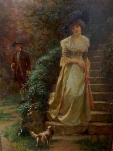 PENROSE James Doyle 1862-1932,The Trysting Place,1901,Golding Young & Mawer GB 2016-11-23