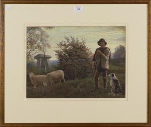 PENSTONE Edward 1871-1896,The Shepherd,Tooveys Auction GB 2016-09-07