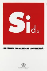 PENTAGRAM,SIDA, un Esfuerzo Mundial lo Vencerá,1990,Swann Galleries US 2019-06-20