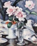 PEPLOE Samuel John 1871-1935,Pink Roses in a glass vase,Christie's GB 2006-10-26