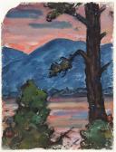 PEPPER Charles Hovey 1864-1950,Evening at Altean Lake,Hindman US 2011-11-06