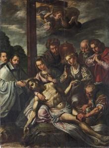 PEPYN Marten 1575-1643,The Lamentation with donors,1620,Christie's GB 2009-04-24