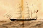 PERCIVAL Harold 1868-1914,Englische Bark Ocean Nymph,1884,Auktionshaus Citynord DE 2023-09-02