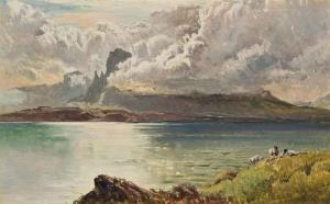 PERCY Sidney Richard 1821-1886,Clouds breaking over the Isle of Skye,1870,Christie's GB 2014-06-19