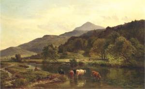 PERCY Sidney Richard 1821-1886,Moel Siabod from Capel Curig, North Wales,1863,Christie's 2004-11-11