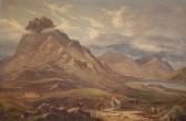 PERCY Sidney Richard 1821-1886,mountain landscape,1871,Maynards CA 2019-12-11