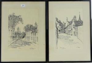 PERCY W S,Street scenes,1930,Burstow and Hewett GB 2014-11-19