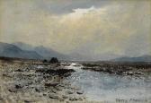 PERCY William 1854-1920,BOG RIVER AND BREAKING CLOUDS,Whyte's IE 2020-03-09