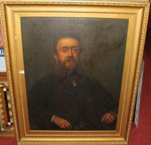 PERCY William,half length Portrait of a bearded gentleman,1884,Lacy Scott & Knight 2023-01-14