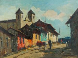 PEREIRA Durval 1917-1984,BRAZILIAN DRIVING COWS,Ross's Auctioneers and values IE 2023-06-14