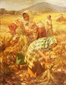 PEREIRA Jose 1901-1954,Harvest,1945,Leon Gallery PH 2017-06-10