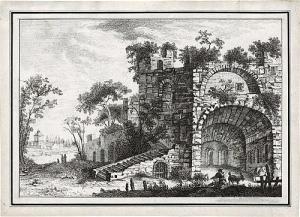 PERELLE Gabriel 1604-1677,Südliche Landschaft mit Ruinen,Galerie Bassenge DE 2018-06-01