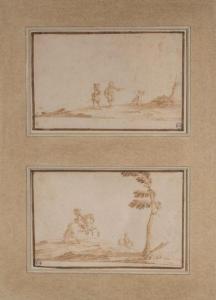 PERELLE Nicolas 1631-1695,Deux scènes de genre,Pestel-Debord FR 2022-04-15