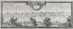 PERELLE Nicolas 1631-1695,Panorama Warszawy od strony Wisły,Rempex PL 2016-08-24