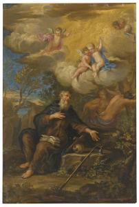 PERESI Francesco 1709-1743,Saint Anthony Abbot,Christie's GB 2018-12-07