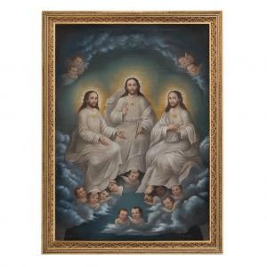 PEREZ DE LA BUSTA JESUS 1800,SANTÍSIMA TRINIDAD ISOMORFA,Morton Subastas MX 2018-01-16
