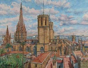 PEREZ Gregori 1900-2000,La catedral de Barcelona,2004,Brok ES 2009-12-22