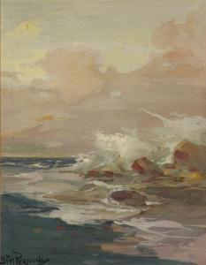 PERICONI Domingo F. 1883-1940,Crashing Waves,Weschler's US 2007-12-01