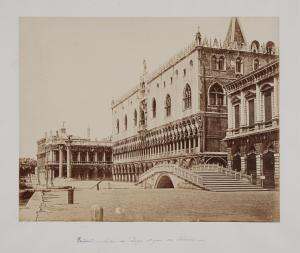 PERINI Antonio,Venezia. Palazzo Ducale e Riva degli Schiavoni,1853-1855,Gonnelli 2022-12-01