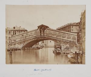 PERINI Antonio 1830-1879,Venezia. Ponte di Rialto,1853-1855,Gonnelli IT 2022-12-01