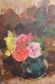 PERINI Edmund 1922-1991,roses in a vase,Lawrences of Bletchingley GB 2022-07-19