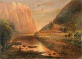 PERKINS Granville 1830-1895,Delaware Water Gap,William Doyle US 2006-11-29