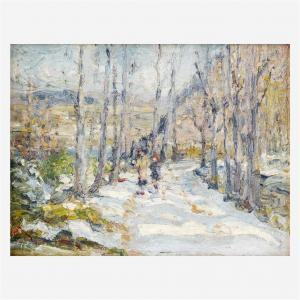 PERKINS TAYLOR Marry Smyth 1875-1931,Winter in the Valley,Freeman US 2020-12-08