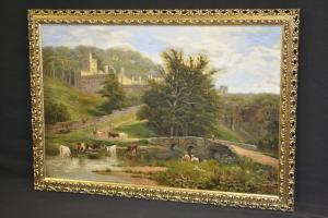 PERKINS W.H 1800,Haddon Hall, Derbyshire,1891,Bamfords Auctioneers and Valuers GB 2016-05-11