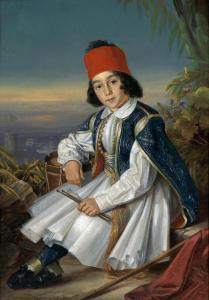 PERLBERG Christian Johann G 1806-1884,Drums for the War of Independence -Young Dru,Palais Dorotheum 2013-04-16