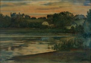 PERLE Rudolfs 1875-1917,Landscape,1911,Antonija LV 2011-03-05