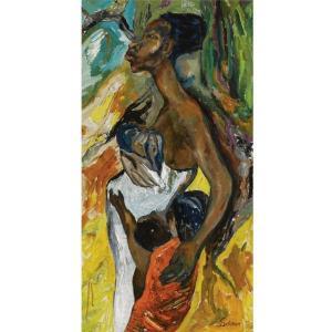 PERLMAN SUZANNE 1923,AN ANTILLEAN MOTHER AND CHILD,Sotheby's GB 2011-03-14