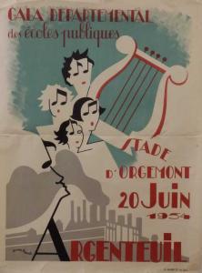 PERNOT Jeanne,Gala stade d’’’’Orgemont ARGENTEUIL,1954,Art Valorem FR 2014-04-30